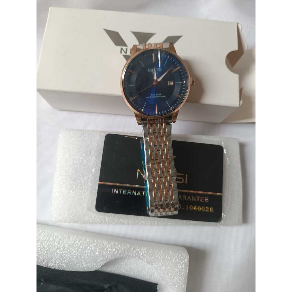 Relógio de pulso Nibosi original novo na caixa