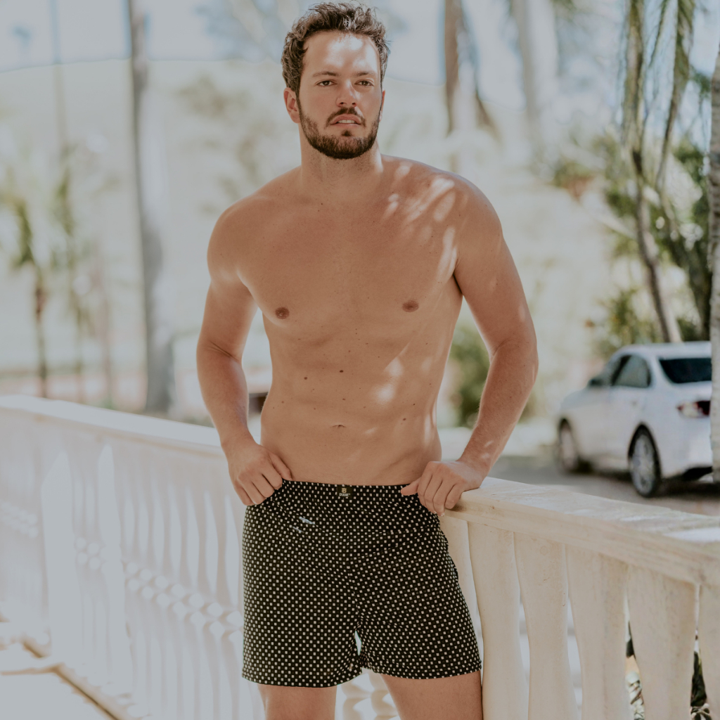 Kit 2 Samba Canção Short Masculino De Liganete Pijama Cueca