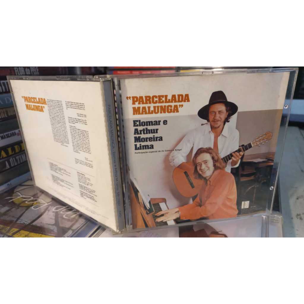Cd Elomar E Arthur Moreira Lima - Parcelada Malunga - 1979 impecavel - estado de NOVO