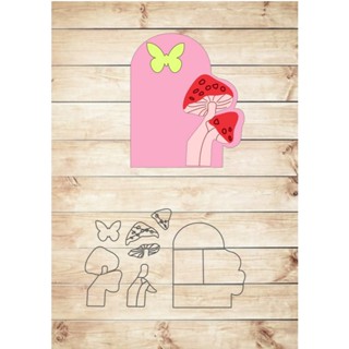 cortador moldura cogumelo 9.5 x 8cm em Oferta na Shopee