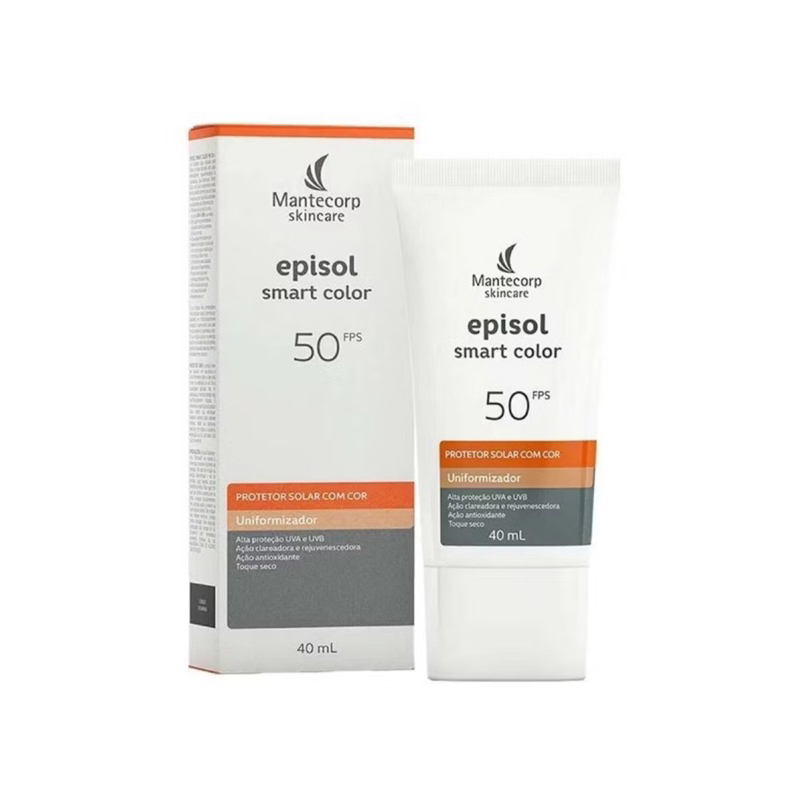 Protetor Solar Facial Episol Smart Color Fps50 40ml - Comprar com Melhor Preço em Cuidados com a Pele