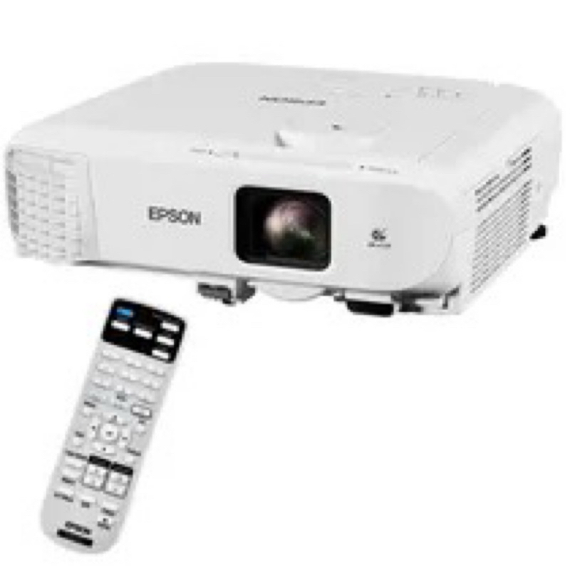 Projetor Epson Powerlite E24 de 3.400 Lúmens com HDMI e VGA Bivolt - Branco LANÇAMENTO