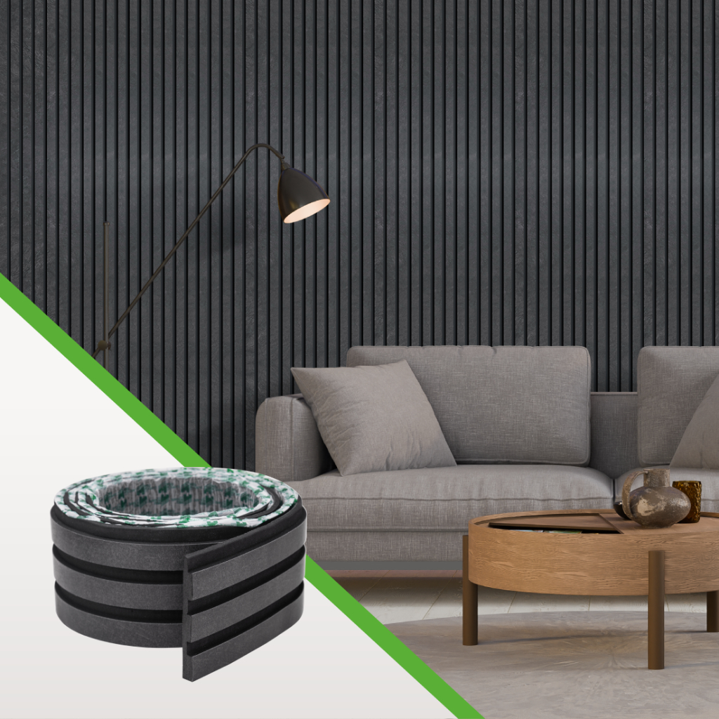 Painel Ripado Laminado de EVA Autocolante Meu Rodapé Linha Urban Black | Envio FULL em Oferta na Shopee