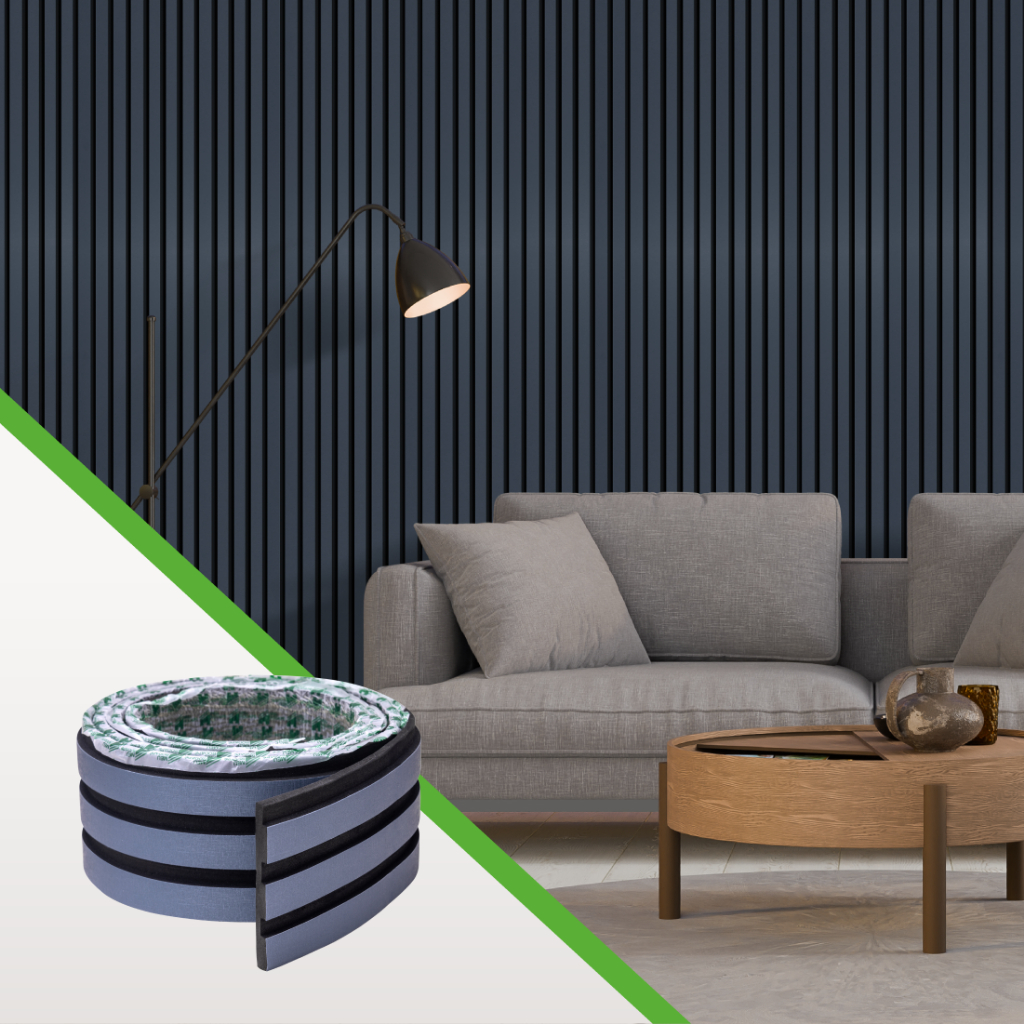 Painel Ripado Autocolante Laminado de EVA | 10cm de Largura | Cor Blue | Linha Urban em Oferta na Shopee