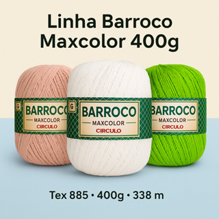 Linha Barroco Maxcolor N°6 400g Círculo em Oferta na Shopee