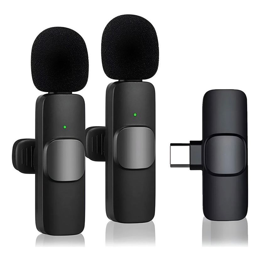 Microfone Lapela Profissional para celulares com entrada tipo C