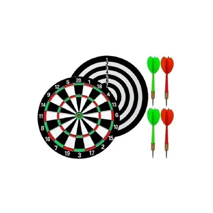 Jogo De Dardos Fort Profissional 43cm Lit Alvo Com 6 Dardos