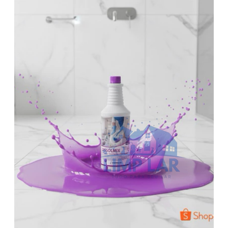 Dissolmix Detergente Roxinho Limpa Vaso Sanitário 1Lt em Oferta na Shopee