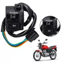 Punho Chave De Luz Seta Cg 125 Fan Ks 2005 2006 2007 2008 8 Fios