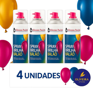 Kit 4,3,2,1 unid. Spray Brilha Balão de Ar Bexiga de Festas e Buffet Decoração em Oferta na Shopee