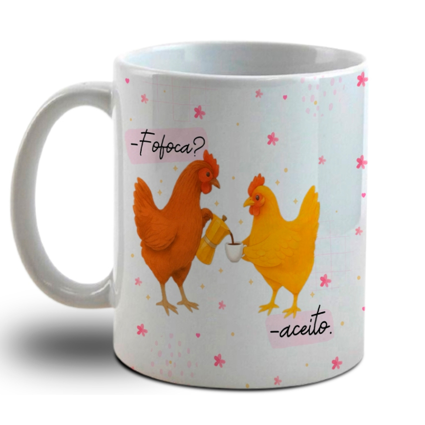 Caneca amigas quem somos nós para julgar fofoca aceito em Oferta na Shopee