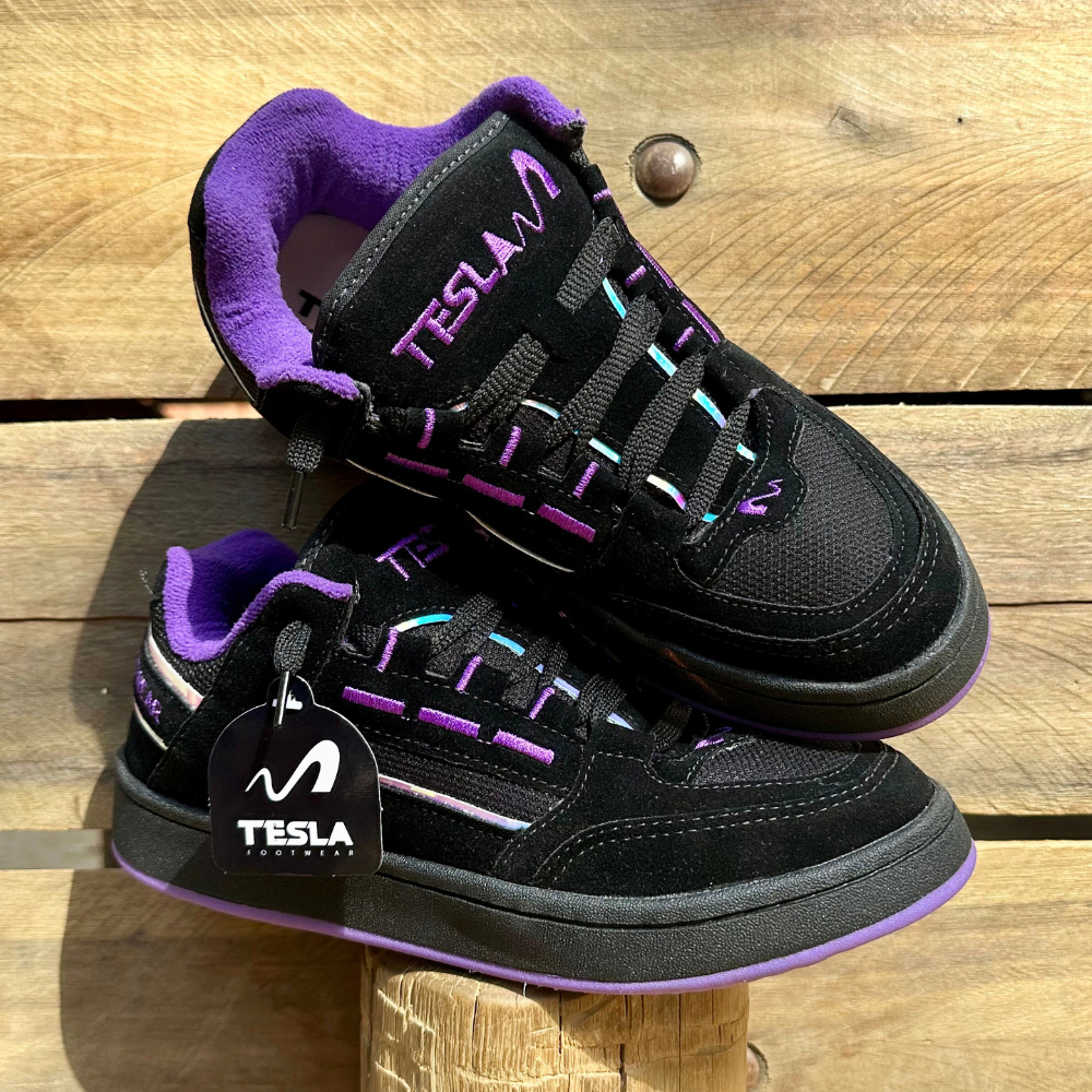 Tênis Masculino Casual Esportivo Tesla Coil em Couro — foto 6