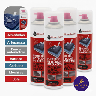 Kit 4,3,2,1 UNIDADES Impermeabilizante de Tecidos 300ml Silicones Paulista em Oferta na Shopee