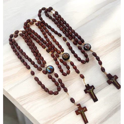Terço Madeira Nossa Senhora Aparecida