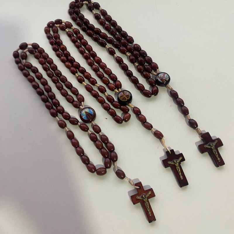 Terço Madeira Nossa Senhora Aparecida — imagem 2 de 2