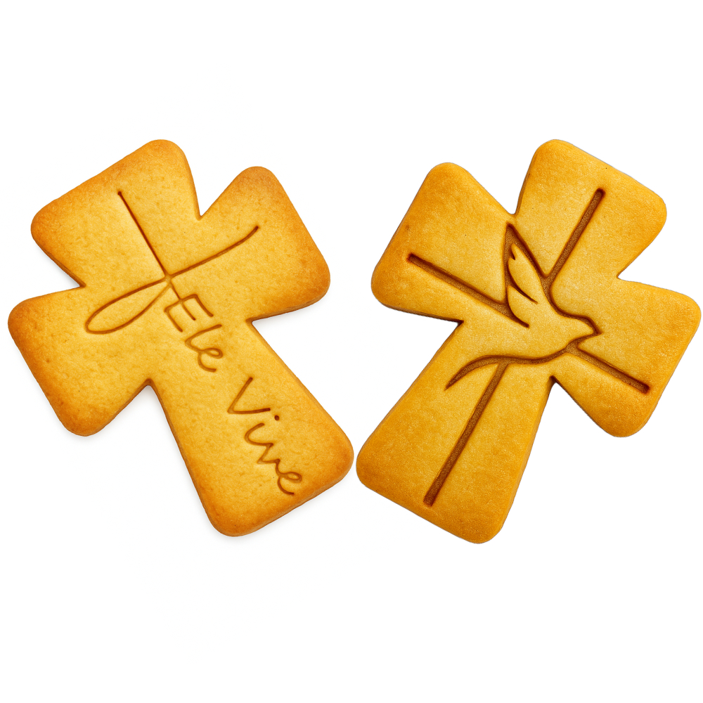 Cortador Biscoito marcador carimbo Jesus Ovelha e Cruz pascoa massa biscoito pasta americana