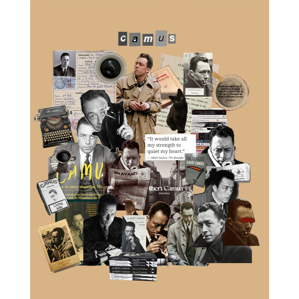 Kit de Adesivos Albert Camus Livro Litaratura para Kindle Garrafa Scrapbook à prova d'água em Oferta na Shopee