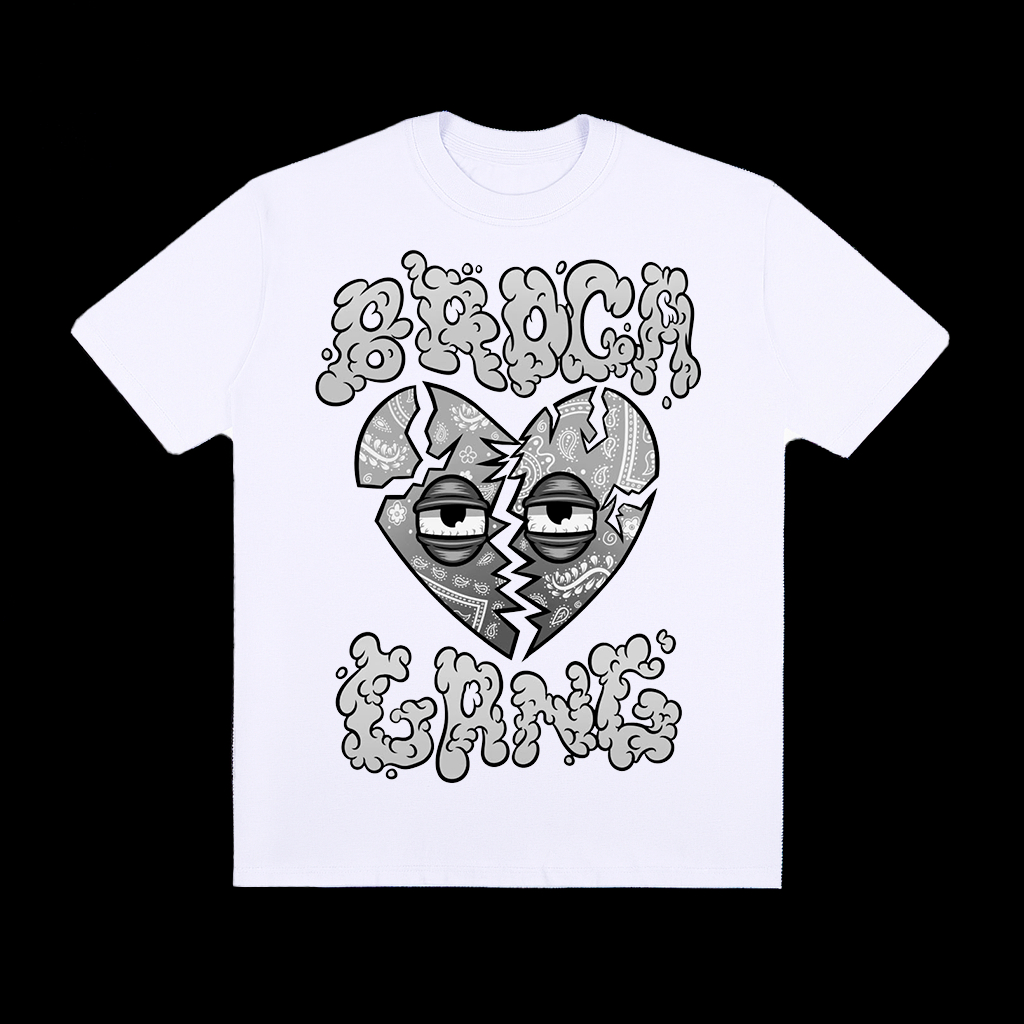 Camiseta Streetwear Larga Broca Gang BGK Rap Hip Hop Trap Estilosa Camisa Gang Brocasito Estampada Y2K