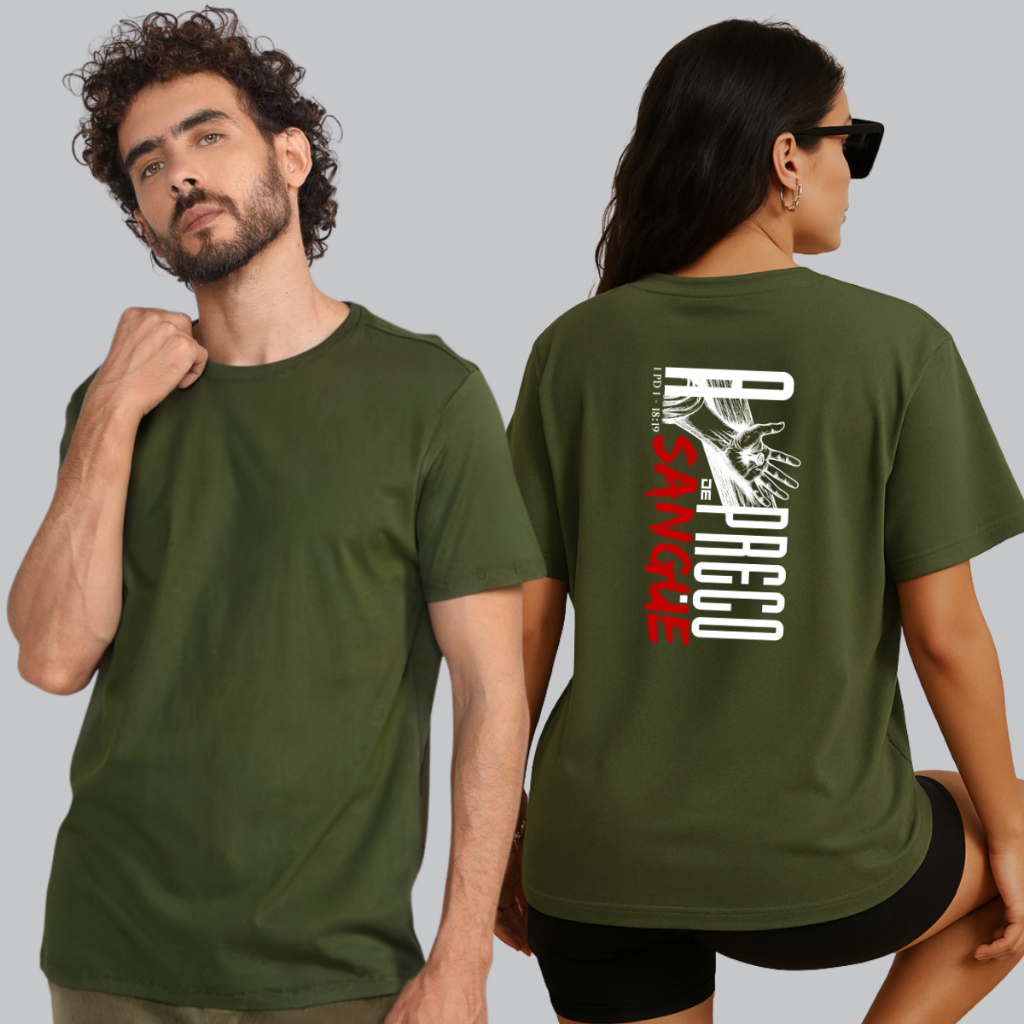 Camiseta Masculina A preço de Sangue Moda Evangélica Católica Camisa Estampa Biblica 1 PEDRO 18:19