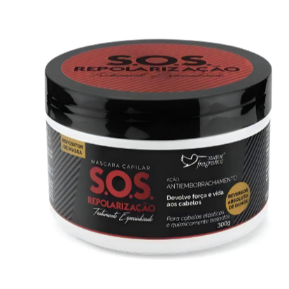 Máscara Capilar S.O.S Repolarização 300 g  Suave Fragrance | Para Cabelos Ultra Danificados