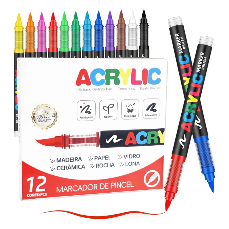 Canetas Coloridas Brush: Onde Comprar | BuscaProdutos