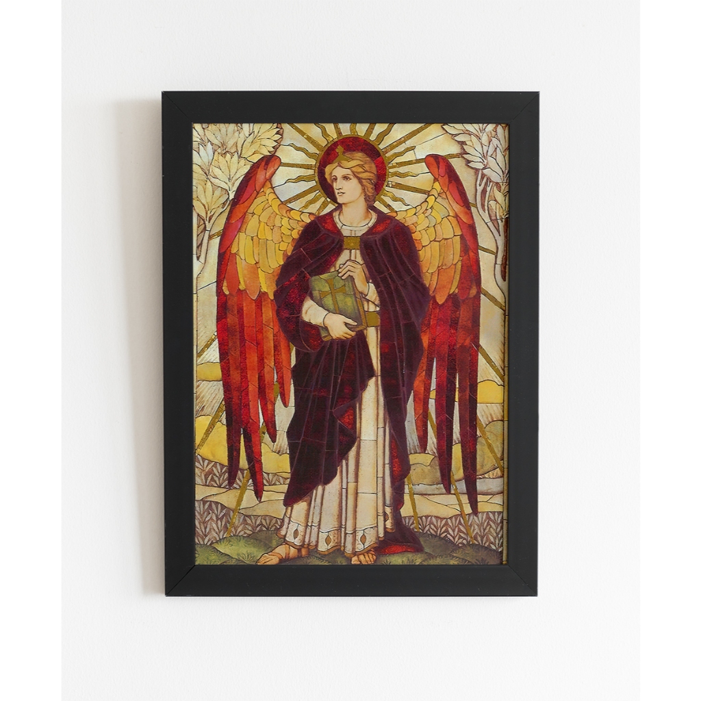 Lindo Quadro Decorativo Arte Arcanjo Uriel
