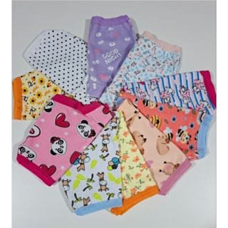 Kit 10 Calcinhas Box Shortinho Infantil Confortável Algodão Menina Roupinha em Oferta na Shopee