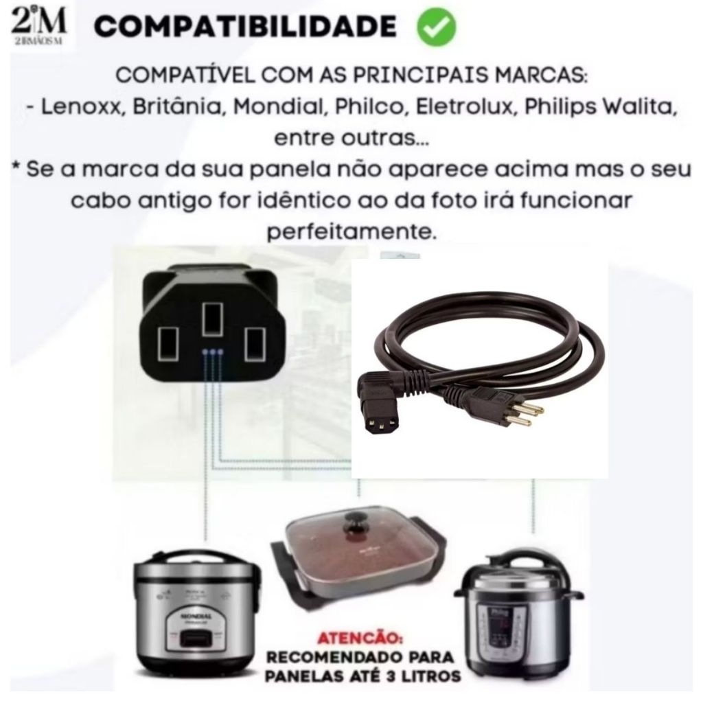 Cabo De Força Em L TV Computador CPU ATX Monitor Panela Elétrica Curvado Energia Bivolt 90 Graus