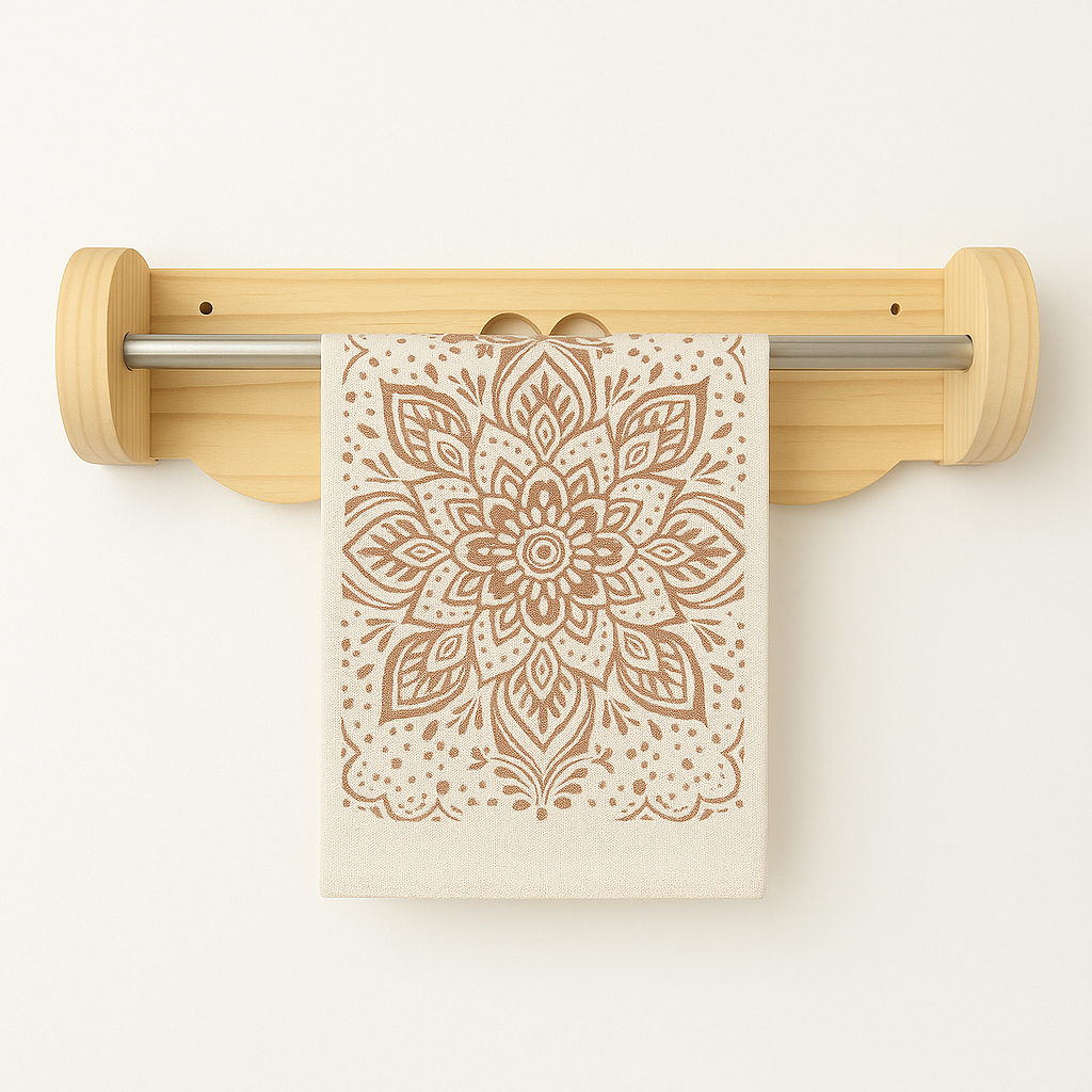 Suporte para Pano de Prato Moderno / Suporte Para Guardanapo Com Madeira e Ferro em Oferta na Shopee