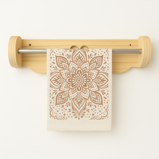 Suporte para Pano de Prato Moderno / Suporte Para Guardanapo Com Madeira e Ferro em Oferta na Shopee