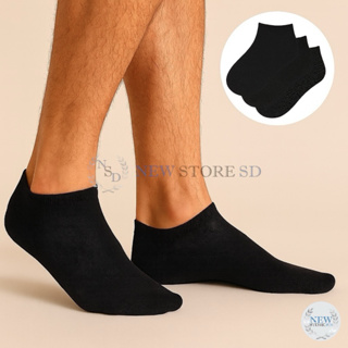 Kit até 18 Pares Meia Masculina Soquete Preta Cano Curto Veste 38 ao 44 em Oferta na Shopee