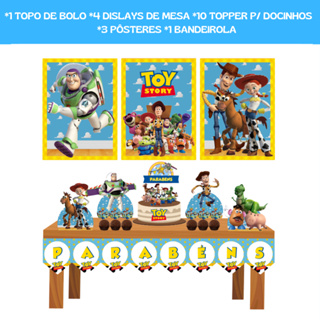 Kit Festa Em Casa - Toy Story  - Só Um Bolinho em Oferta na Shopee