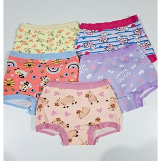 Kit 05 Calcinhas Box Shortinho Infantil Confortável Algodão Menina Roupinha em Oferta na Shopee