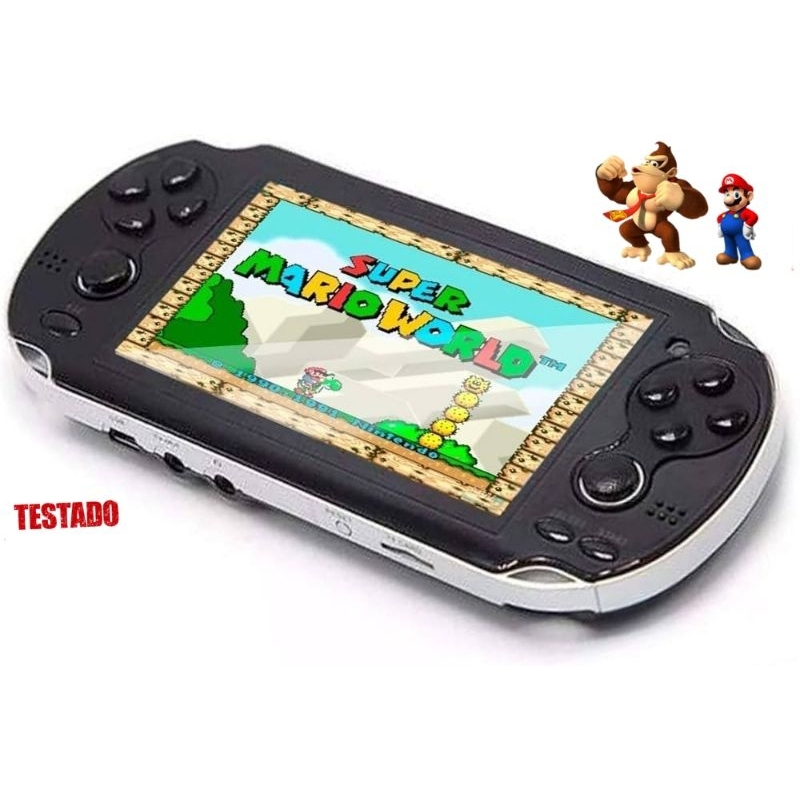Video Game Portátil X6/X12 Jogos Arcade Super Nintendo Gba Sega Pronta Entrega