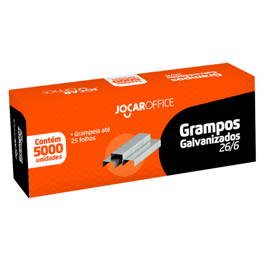 Grampo Galvanizado 26/6 Caixa Com 5000 Unidade em Oferta na Shopee