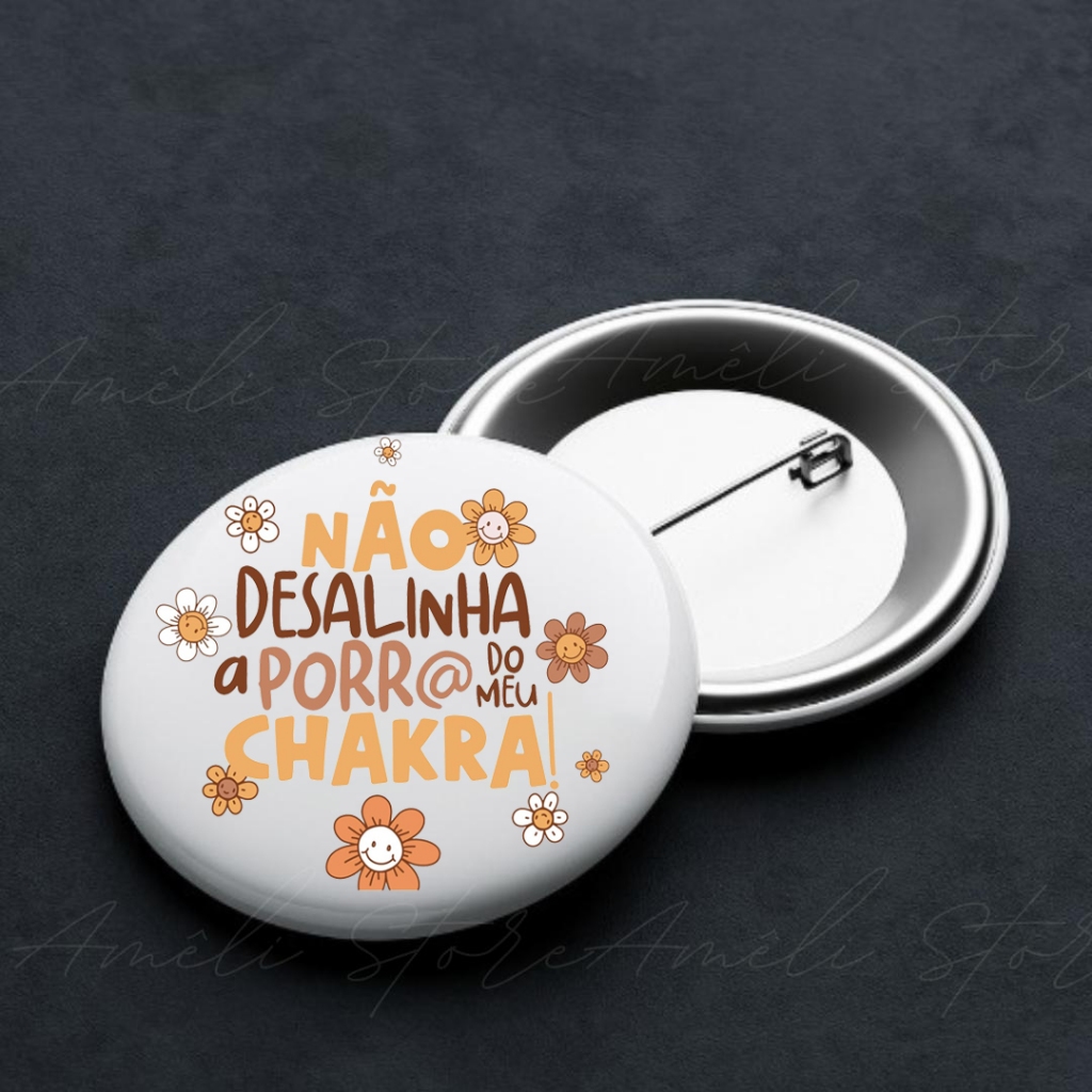Kit Botton 5,5cm com alfinete — perfeito para mochilas, festas e lembrancinhas estilosas, produto personalizado 04un