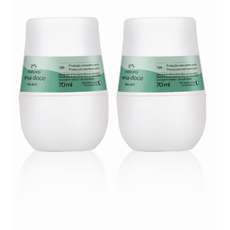 Erva Doce Desodorante Antitranspirante Roll-on 2x70ml - NATURA