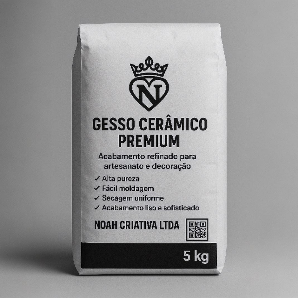 Gesso cerâmico 5kl artesanato decoração fundição alta resistência secagem rápida em Oferta na Shopee
