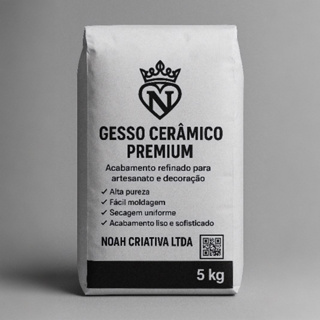 Gesso cerâmico 5kl artesanato decoração fundição alta resistência secagem rápida em Oferta na Shopee