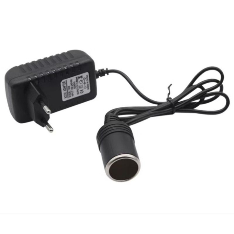 Adaptador Veicular Tomada Carregador de Carro 12v 2a P/ Ligar em Casa