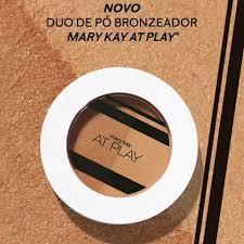 Duo de Pó Bronzeador Mary Kay At Play – Bronze e Iluminador para Efeito Radiante e Contorno Natural