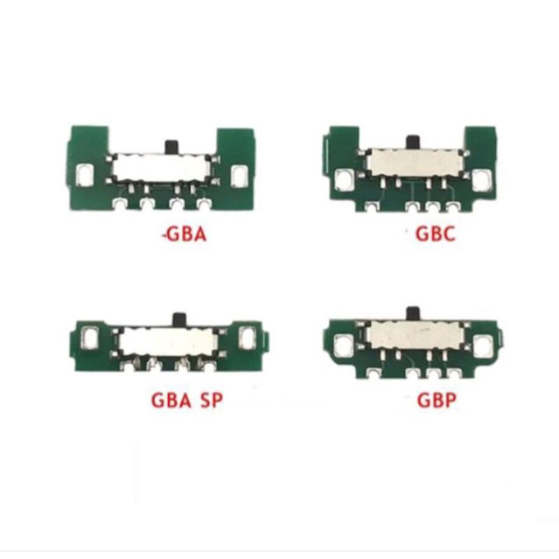 1 botão de liga e desliga, power on off, interruptor, Game Boy Pocket, Game Boy Color, Advance ou Advance SP