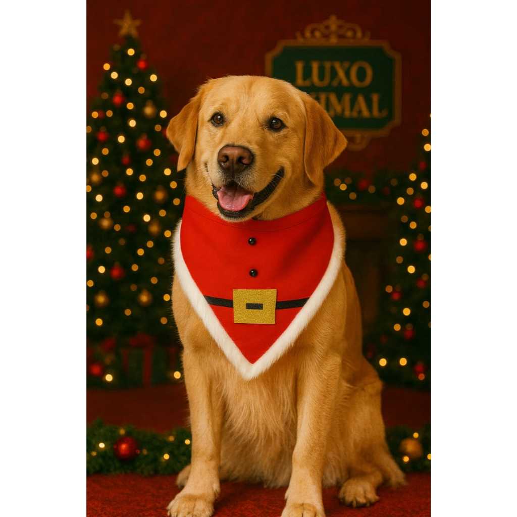 Bandana Pet de Natal Cachorro Banho e Tosa Pet Shop Acessorios Pet