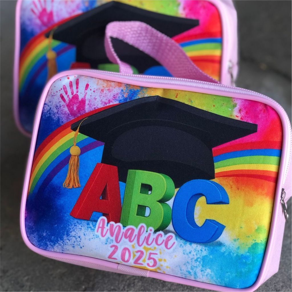 1 Lembrancinha Maletinha Bolsa Personalizada Festa Varios Temas Dia das Mães, Professora, Escola, Aniversario