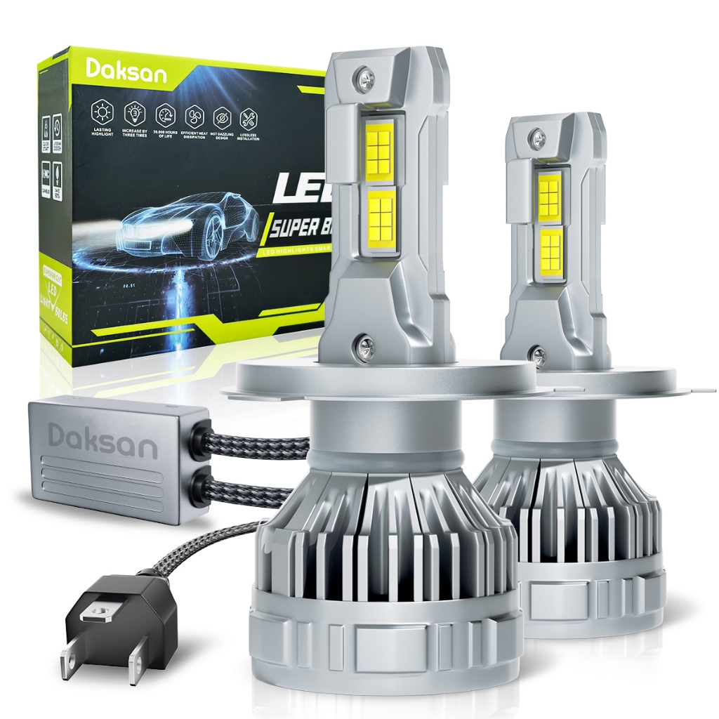 Par Ultra Led Lâmpada Super led H4 Farol Kit de Canceller H4 H7 H11 9005 9006 36000lm 200w 6500K em Oferta na Shopee