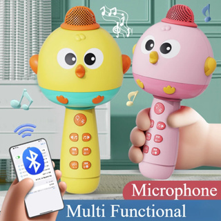Microfone Bluetooth Infantil Conta Histórinhas Luzes Musica - Rosa em Oferta na Shopee