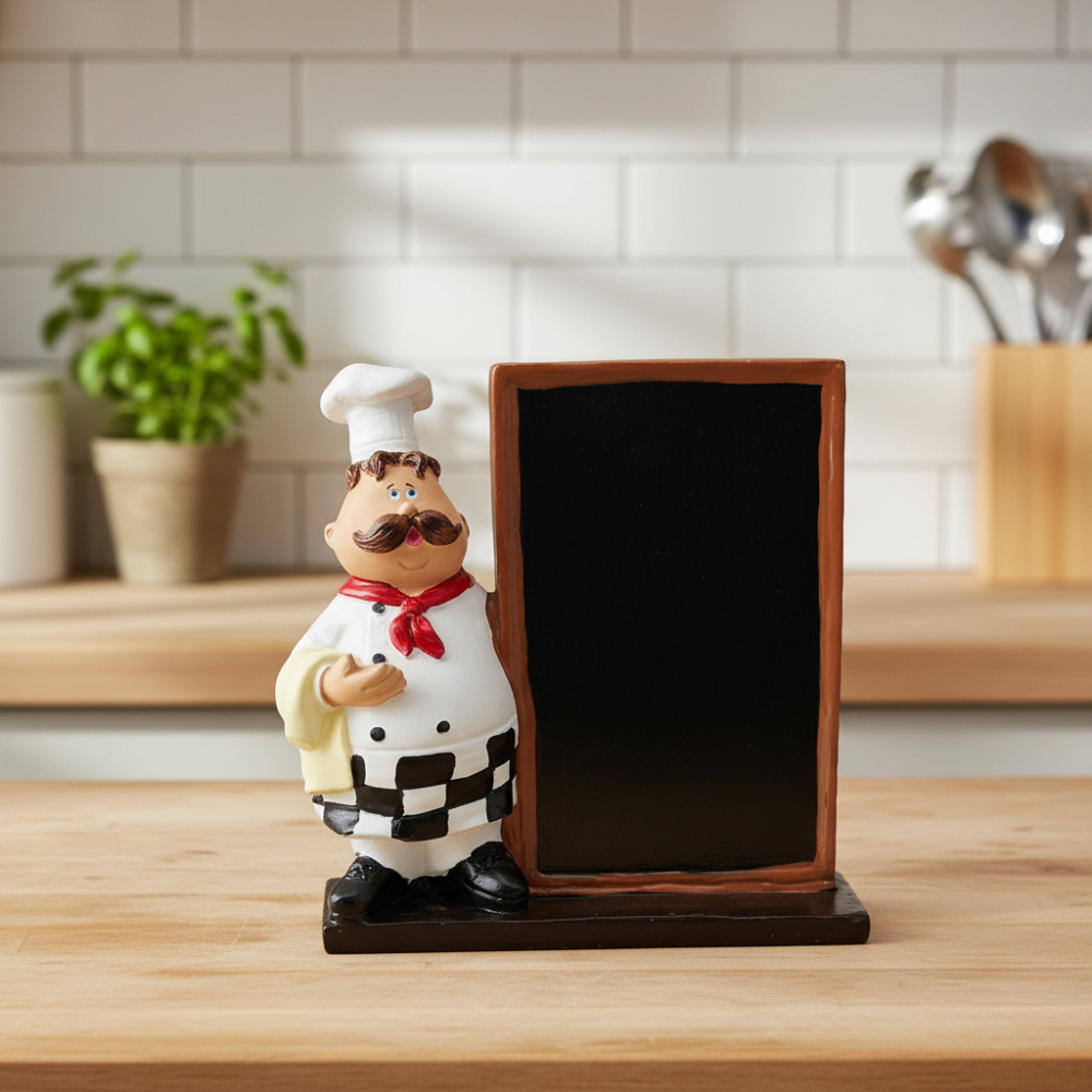 Cozinheiro Chef Menu P Enfeite Para Cozinha Decoração