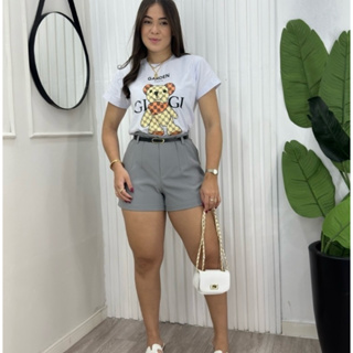 Short Feminino Alfaiataria em Oferta na Shopee