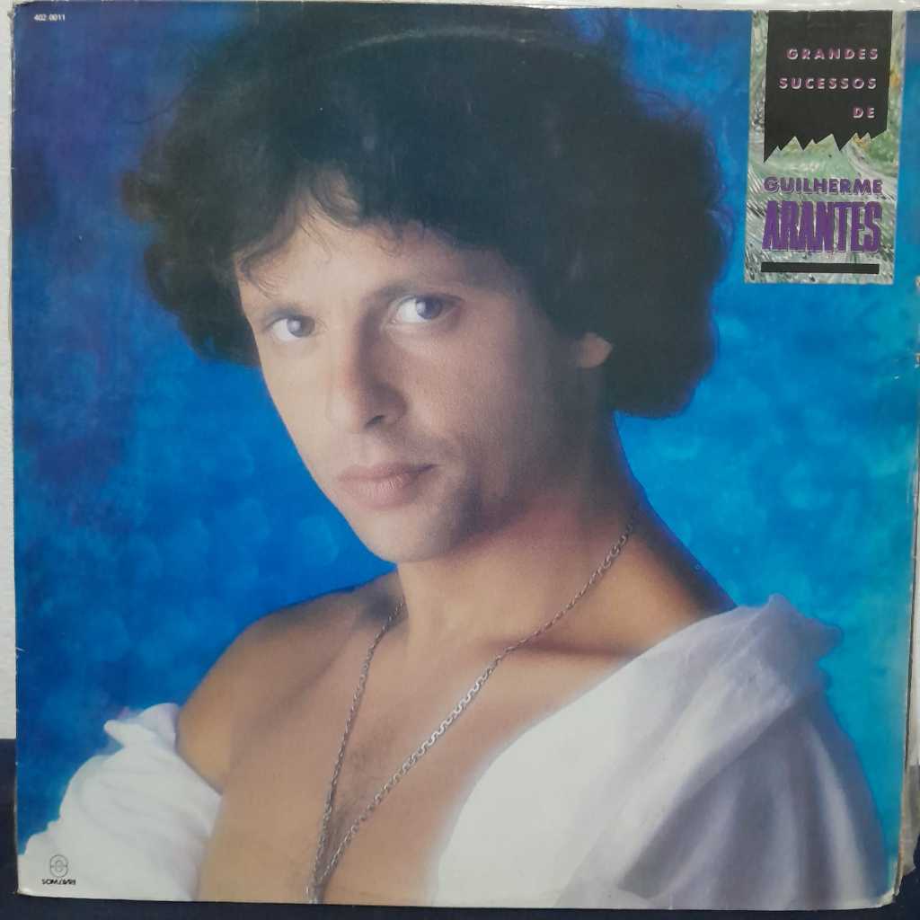LP GUILHERME ARANTES – GRANDES SUCESSOS / 1987 / SOM LIVRE / CAPA E DISCO EM ÓTIMO ESTADO / CX LP91 / COLETÂNEA REUNINDO