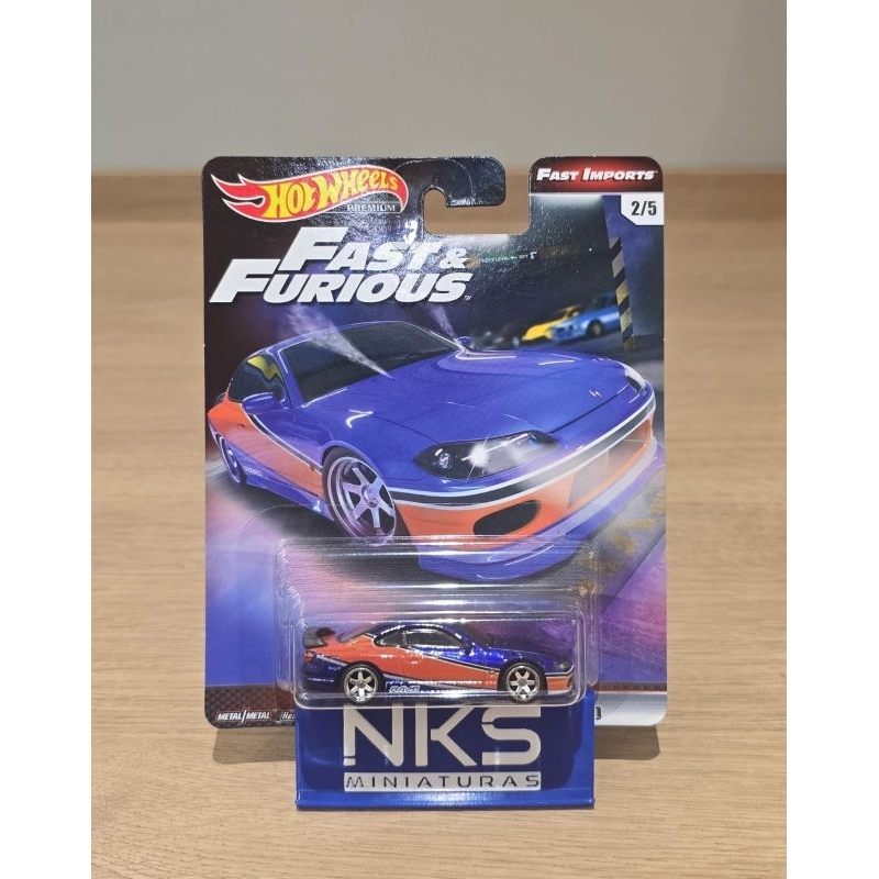 Hot Wheels Nissan Silvia S15 Azul Monalisa Velozes e Furiosos Premium Fast Imports Lacrado